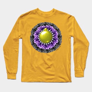 Pride Rosette - Non-Binary Long Sleeve T-Shirt